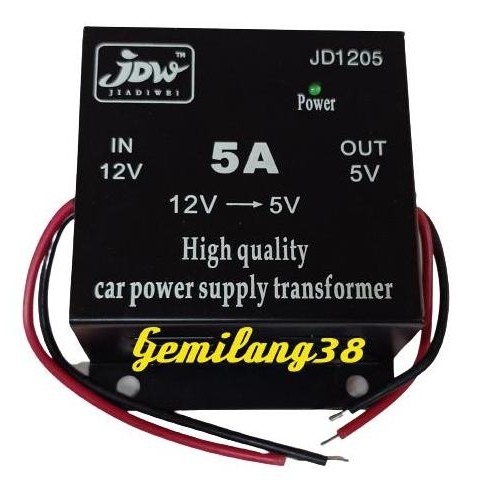 Converter Penurun Tegangan Dc 12 V To 5 V 5 A Step Down 12V Ke 5V 5A Promo