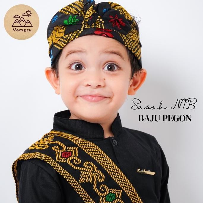 PAKAIAN ADAT ANAK SASAK NTB LAKI LAKI