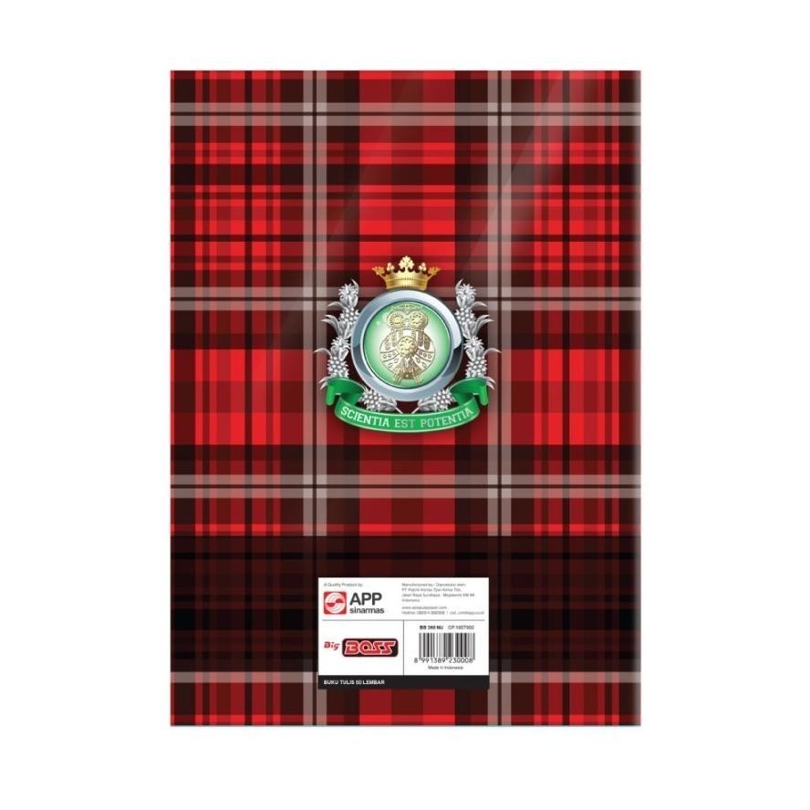 

Buku Tulis Big Boss 50 Lembar Pak Isi 10 Buku SV9