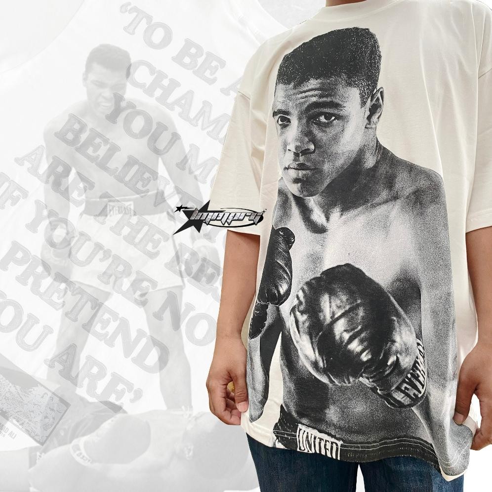 KAOS BAJU MUHAMMAD ALI T-SHIRT OVERSIZE | LMM PRG