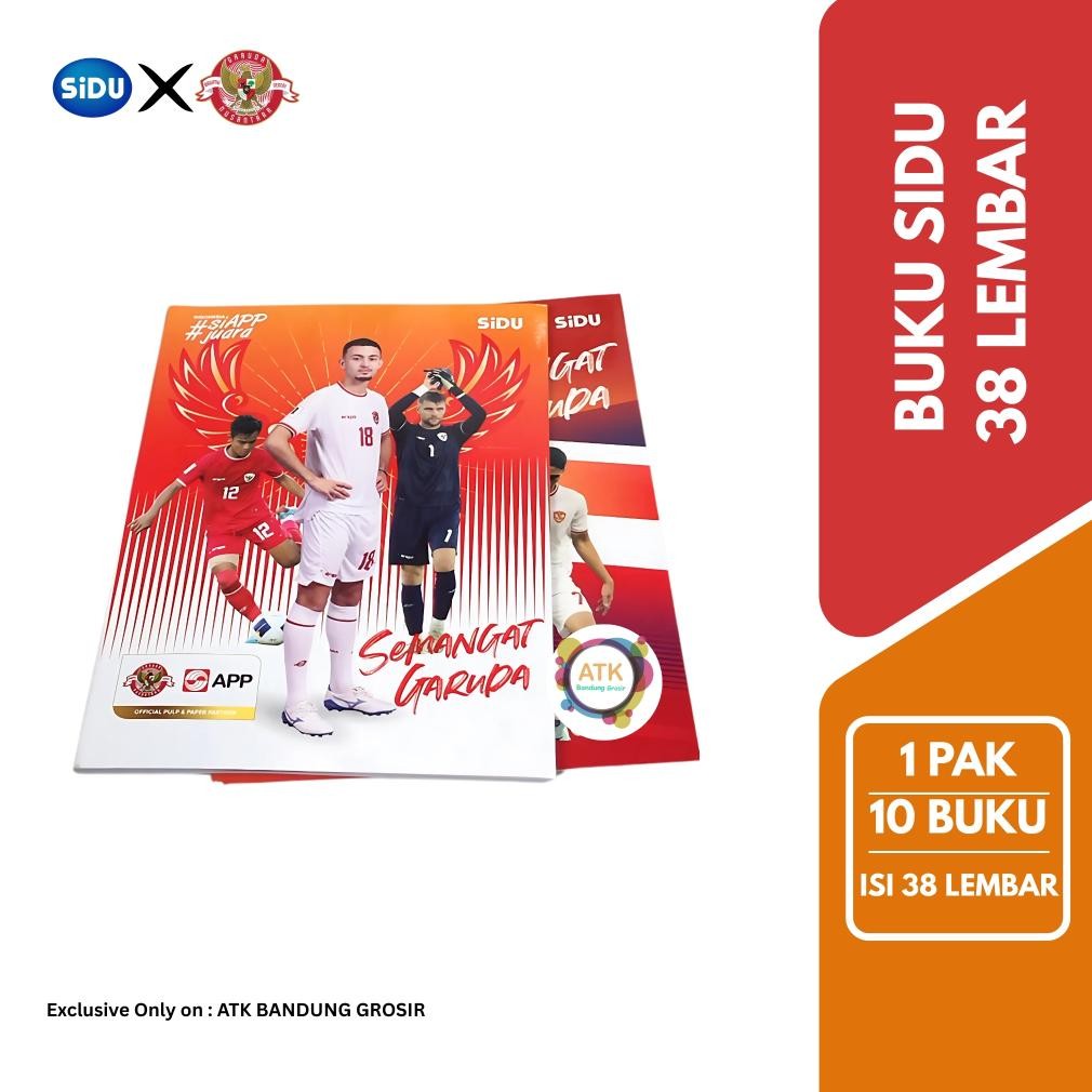

Sinar Dunia Buku Tulis 38 Lembar (SIDU) x Timnas Cover Collab Ukuran Qwarto - pack (10 buku) SV9