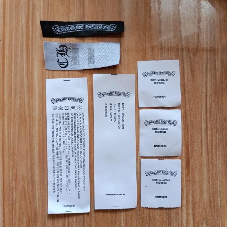 

Tag Chrome Hearts Fullset Atas Bawah || Tag CH || Tag Lebel SV9