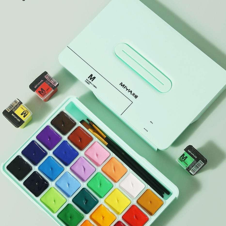 

Set Cat Air Warna Untuk Himi 30Ml 2436 Warna Cangkir Jelly Tidak Portabel