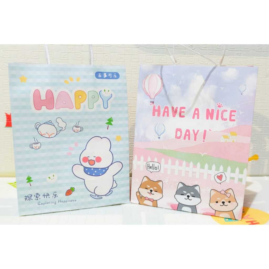 

PAOPAO Paperbag Happy Day Moment Rabbit Tas Hampers Premium