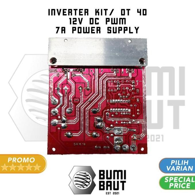 Inverter Kit Mobil Dt 40 / 12 V Dc Pwm / 7A Power Supply Terbaru