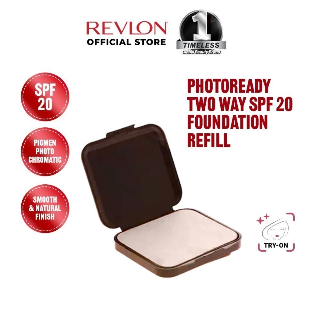 Revlon PhotoReady Two Way SPF 20 Refill Foundation Make up (bedak tahan lama)