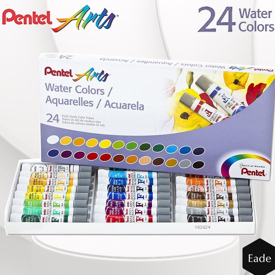 

Cat Air Pentel Arts 24 Warna Water Colours Paint Wfrs 24