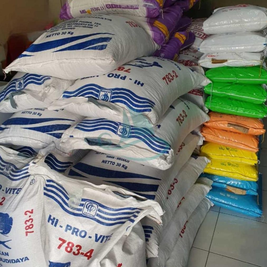 TERMURAH Khusus Gosend 1 KARUNG SAK 30 Kg HI-PRO-VITE 783, 782, 781 -1, 2, 3, 4 CP Prima Pakan Ikan 