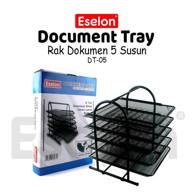 

BEBAS ONGKIR - Rak Document Tray 5 Susun / Document Tray Eselon DT-05