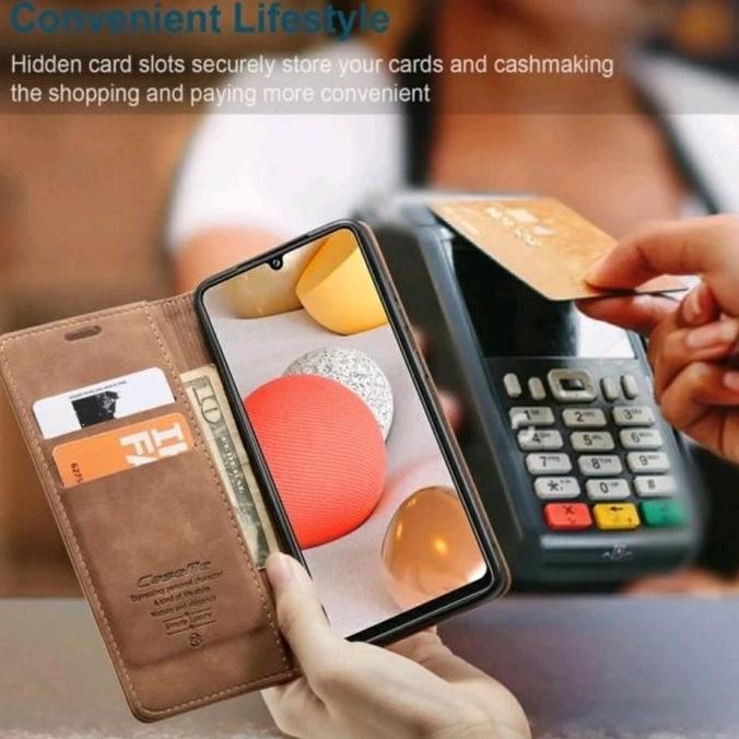 HARGA DISC - Case Compatible For Samsung A32 4G / A325F Flip Wallet Leather Case Cover Sarung Dompet