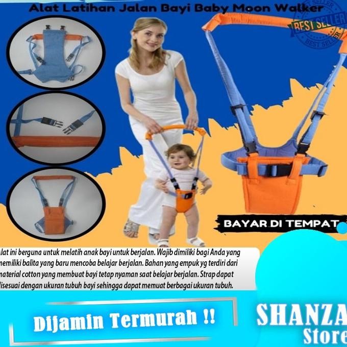 BISA - Alat Latihan Jalan Bayi Baby Moon Walker Assistant Harnesses, Alat Bantu Jalan untuk Bayi Bab