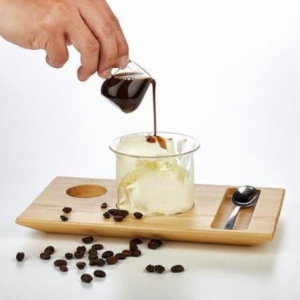 Affogato 30 ml-Menyajikan Es Krim Gelato Kopi Gelas Espresso Glass