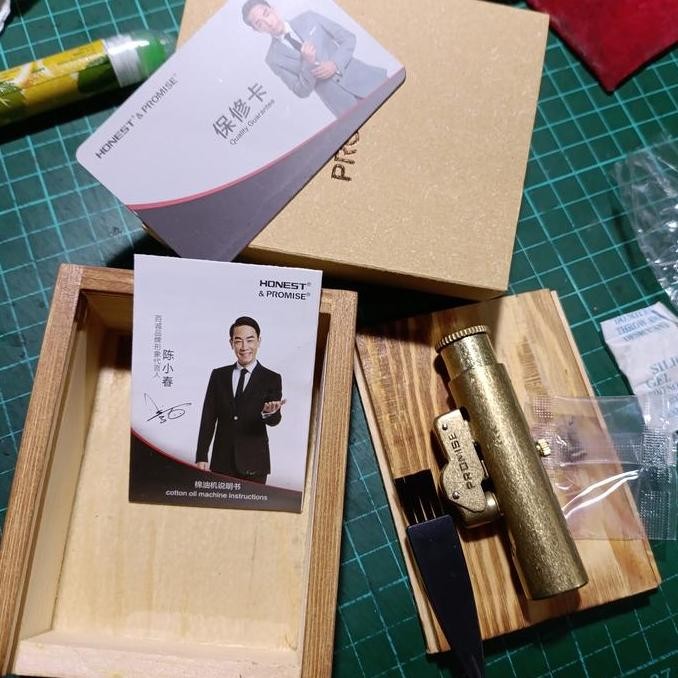 (Expert) Korek Jadul Promise 016 Sumbu Batu Api Minyak Zippo