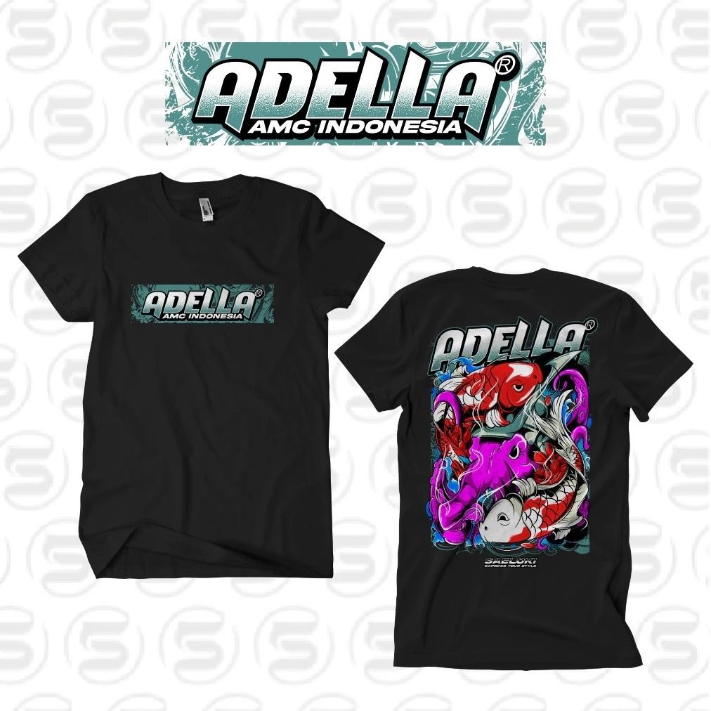 Promo Kaos Adella Edisi Tahun Baru 2025 Original Unisex Kaos Distro Kaos Adella, Pakaian Pria Wanita