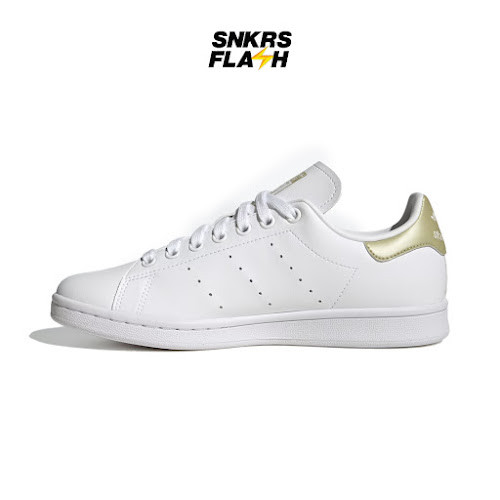 ADIDAS Stan Smith White Sandy Beige Sepatu Sneakers Wanita - GX4625 - Size 40