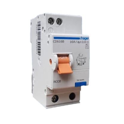 ELCB MCB RCCB Hager Earth Leaked Residual Current Circuit Breaker Anti Kontak Listrik sensitivity 30