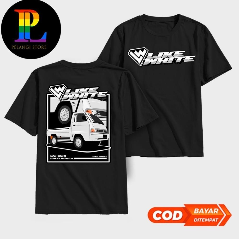 Promo Kaos Like White Mobil Carry Pick Up Baju Komunitas Mobil Pick Up Sedulur Pick Up Comunity