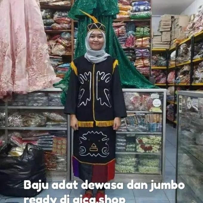 Baju Adat Dayak-Kalimantan Dewasa.