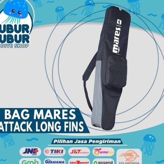Promo Terbatas Bag Mares Attack Long Fins /Tas Mares Attack Fin Freedive/Tas Long Fin Aman