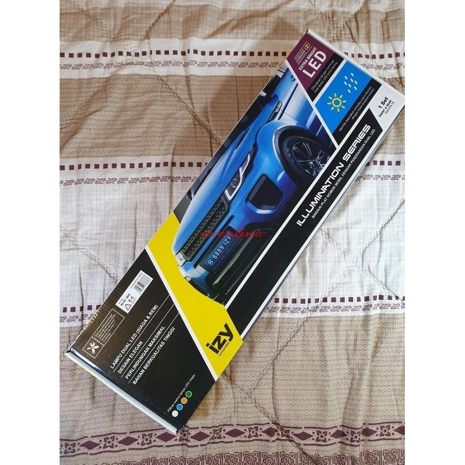 Wony Plat Nomor Mobil Acrylic Akrilik Bingkai Box Breket Bracket Cover Dudukan Frame Mika Nomer Plas