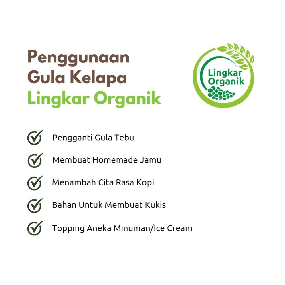 

Lingkar Organik - Gula Kelapa Halus Organik