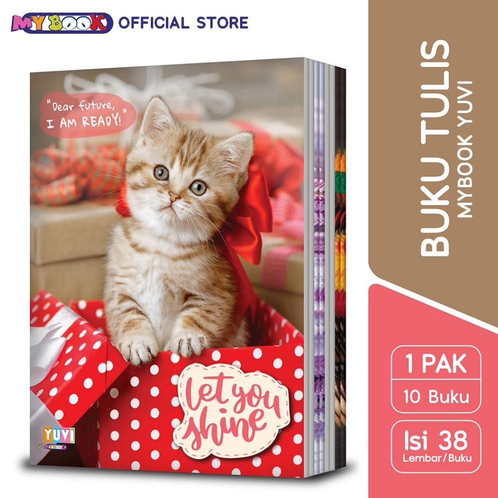 

My Book Yuvi Buku Tulis Cat Foto 38 Lembar - 10 Buku