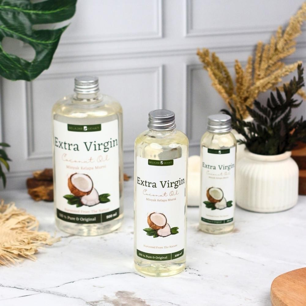 

Belajar Sehat VCO Extra Virgin Coconut Oil 100Ml Minyak Kelapa Murni Bisa Diminum RB10