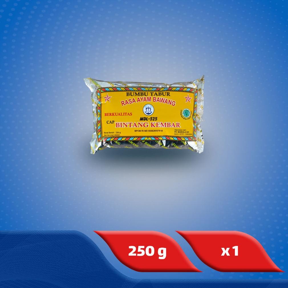 

Bintang Kembar Bumbu Tabur Ayam Bawang 250 g x 12 Pcs RB10