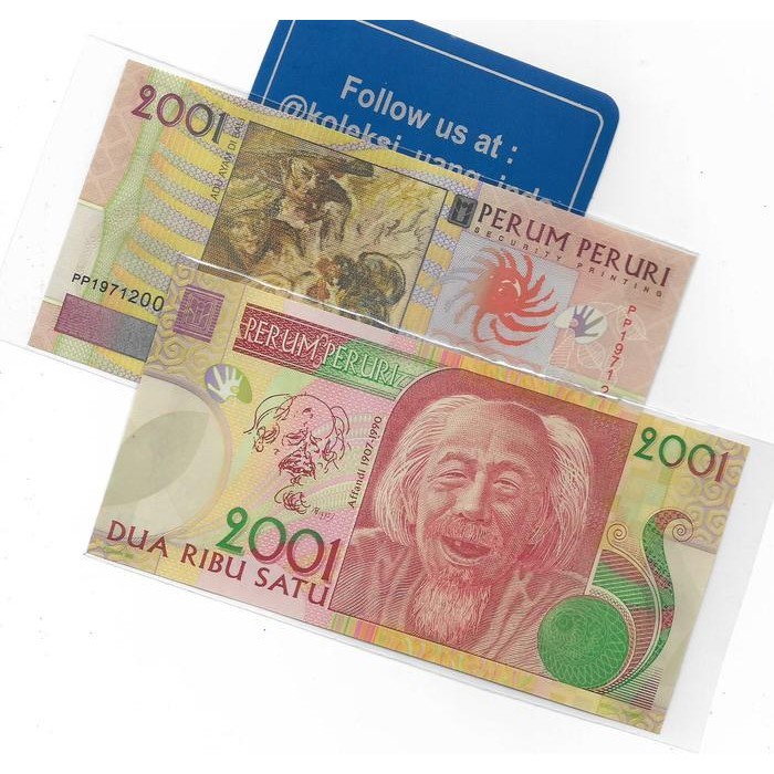 Uang Kuno Testnote Affandi 2001 Original Dan Terpercaya