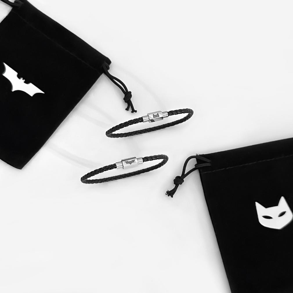 Jw_12 Merge Gelang Kulit Batman & Catwomen Et-12