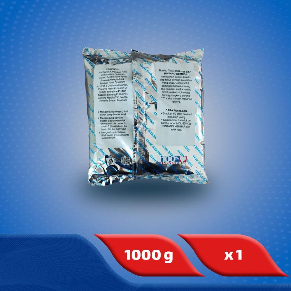 

Bintang Kembar Bumbu Tabur Ayam Bawang 1 kg x 10 Pcs RB10