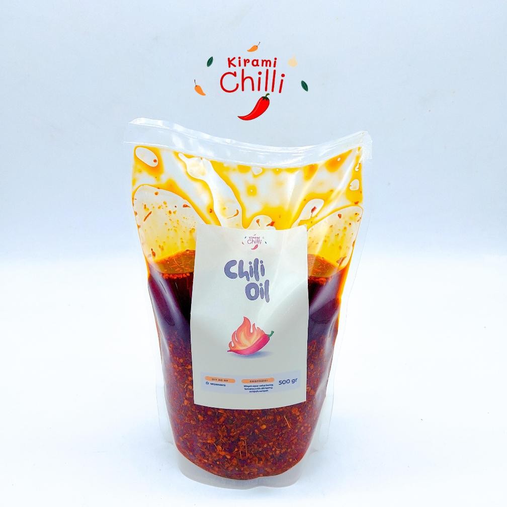 

Kirami-Chili Oil Minyak Cabe Halal 500gr RB10
