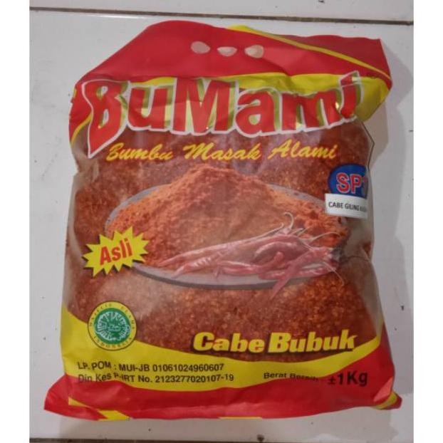 

1 Kg SP3 Kasar BuMami Cabe Bubuk (Tekstur Flakes) RB10