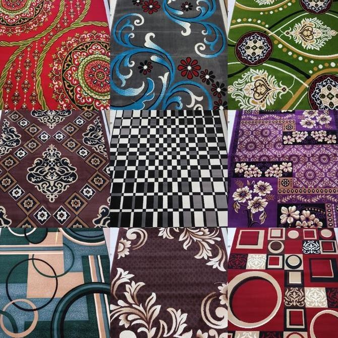 Karpet Permadani MODERNO 160x210 seri Minimalis ukuran Sedang Standar