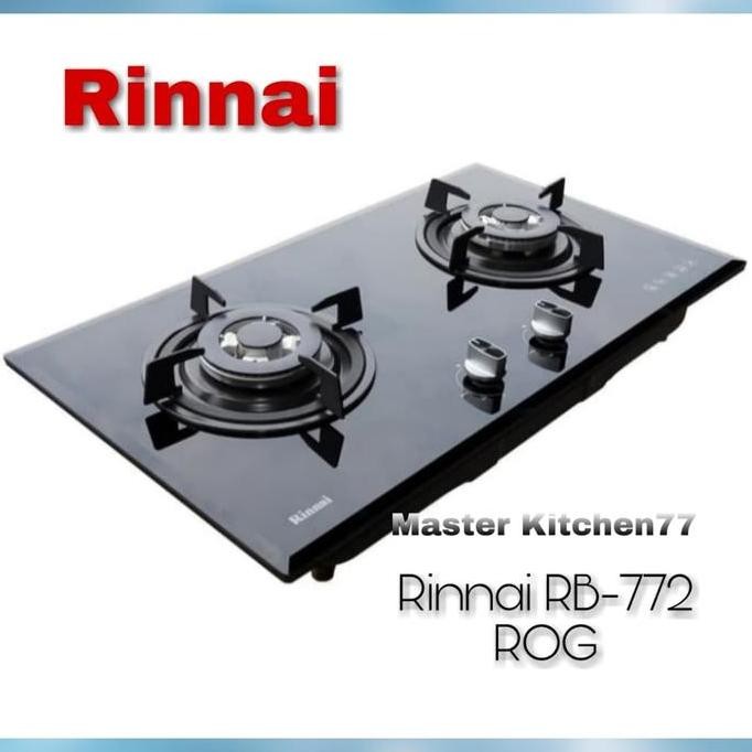 Kompor 2 Tungku tanam / Rinnai RB772 ROG