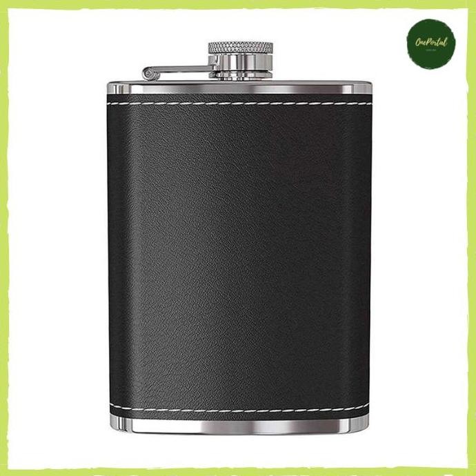 Botol Hip Flask Wine Whisky Bottle Stainless Steel 8 Oz
