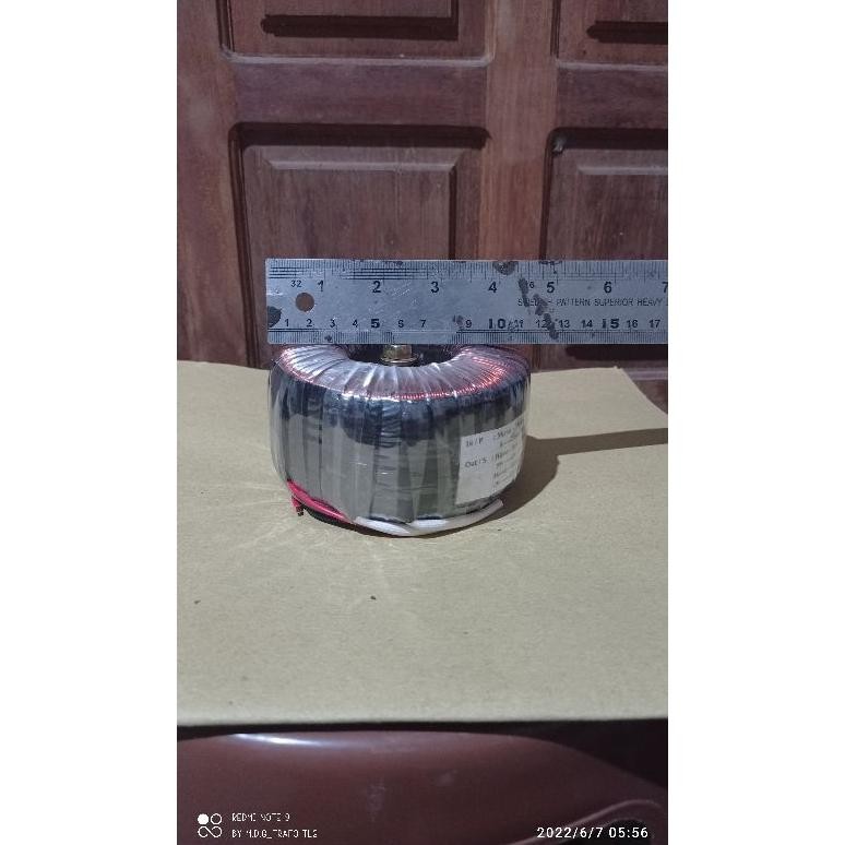 trafo toroid donat 10 ampere cas aki 0 - 12V - 24V