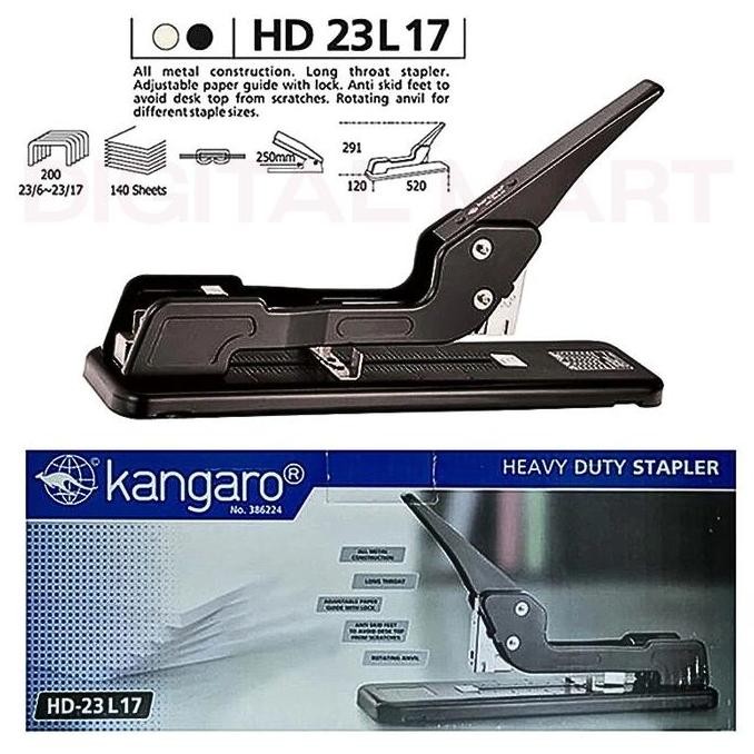 

Stapler Staples Besar Jilid Buku Hd 23L17 Kangaro Heavy Duty /Hd 12L17 Co