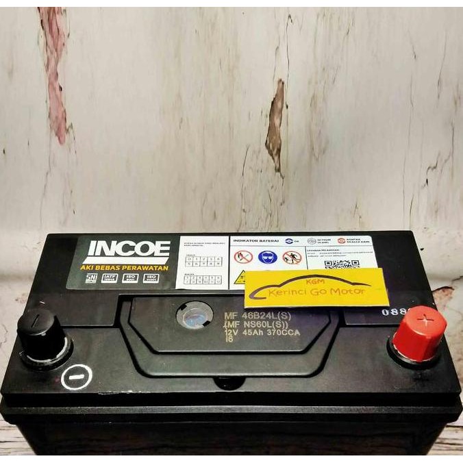 . AKI INCOE MF NS60LS KERING ACCU MOBIL ALL NEW YARIS ALL NEW VIOS LIMO