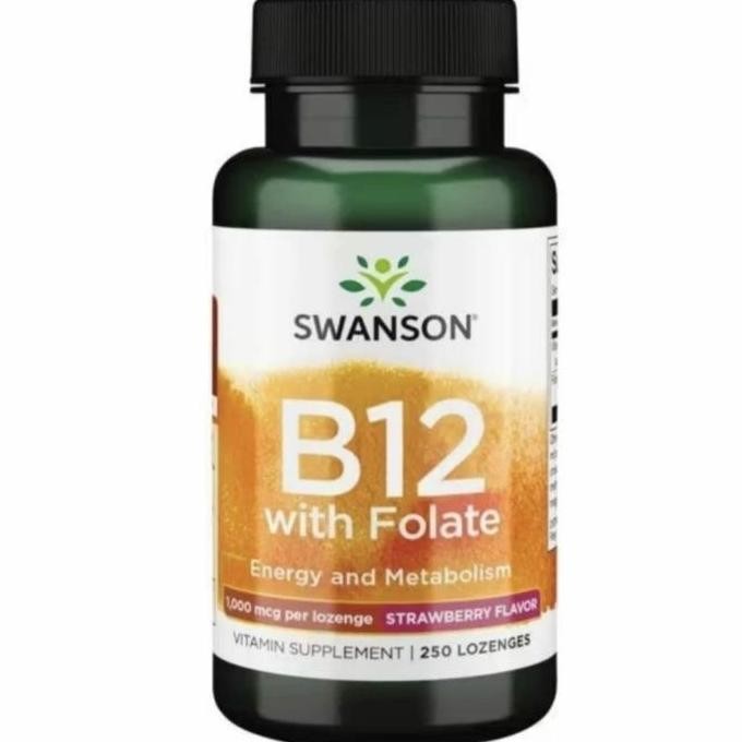 Swanson Vitamin B12 Vit B12 Folate Isi 250 Original Produk