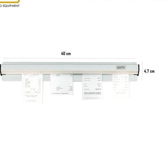 

Penjepit kertas menu aluminium / bill holder PBH-400AW