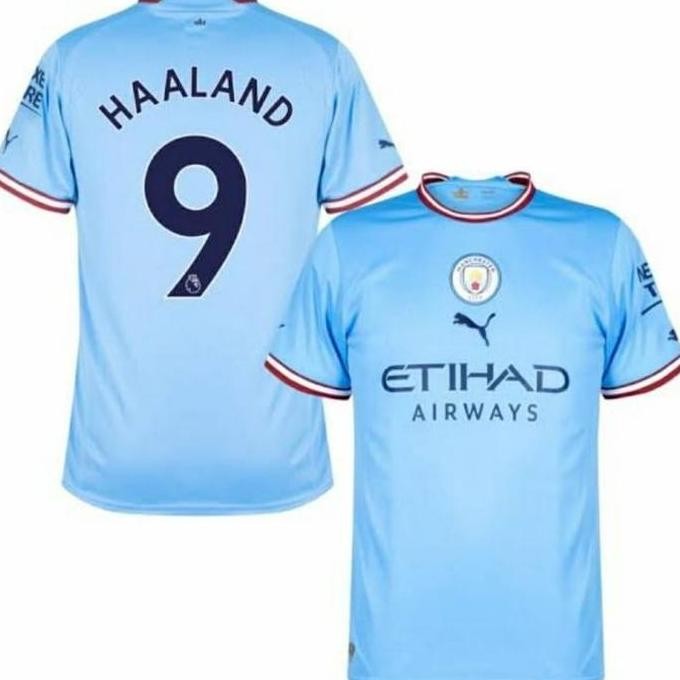 JERSEY BAJU BOLA ANAK HAALAND HOME MUSIM TERBARU 2023