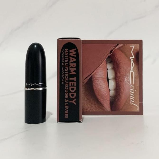 Mac Matte Lipstick Velvet Teddy - Warm Teddy Original Produk