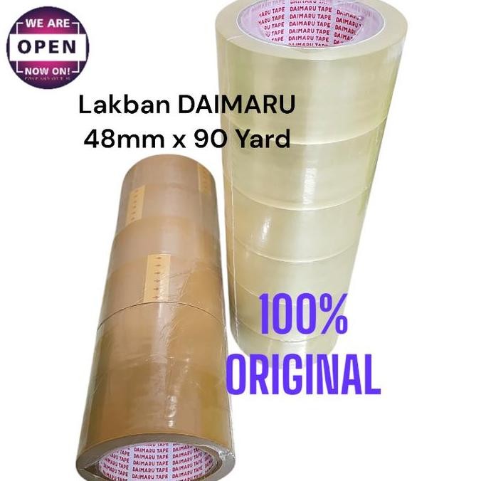 

Lakban Coklat / Bening DAIMARU 2 6 Rol