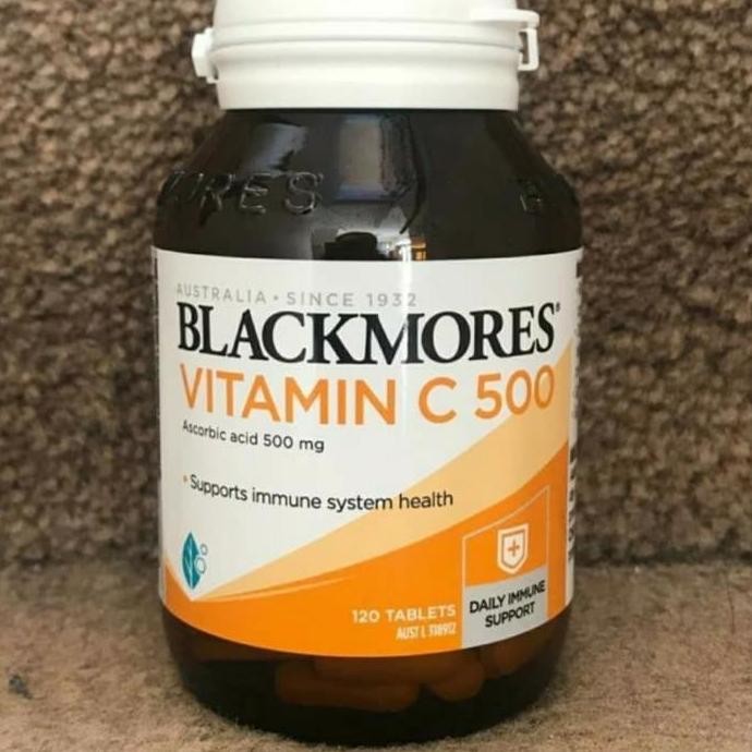 Blackmores Black Mores Vitamin C Vit C 500 Mg 120 Caps Original Produk