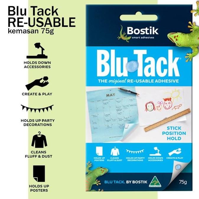 

Lem Serbaguna Blu Tack Bostik Australia - Original 75 gr