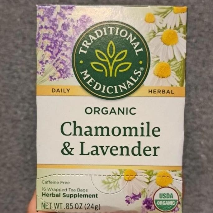 

Traditional Medicinals Chamomile Lavender Isi 16 Original Produk