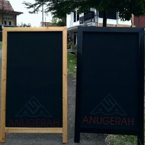 

TERBARU - Worth it!!! chalkboard menu 50*80cm standing papan tulis kapur
