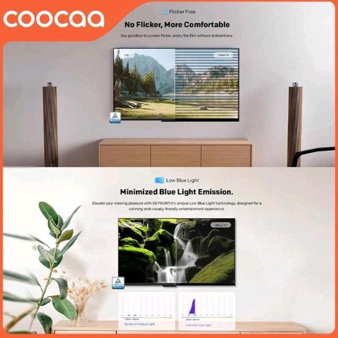 TERBARU - COOCAA New Google TV 50Y65 55Y65 Smart 4K UHD Dolby 43 / 50 / 55 / 65 inch 43Y65 65Y65