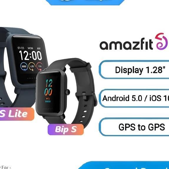 Amazfit Bip S Bip S Lite Smartwatch With Gps
